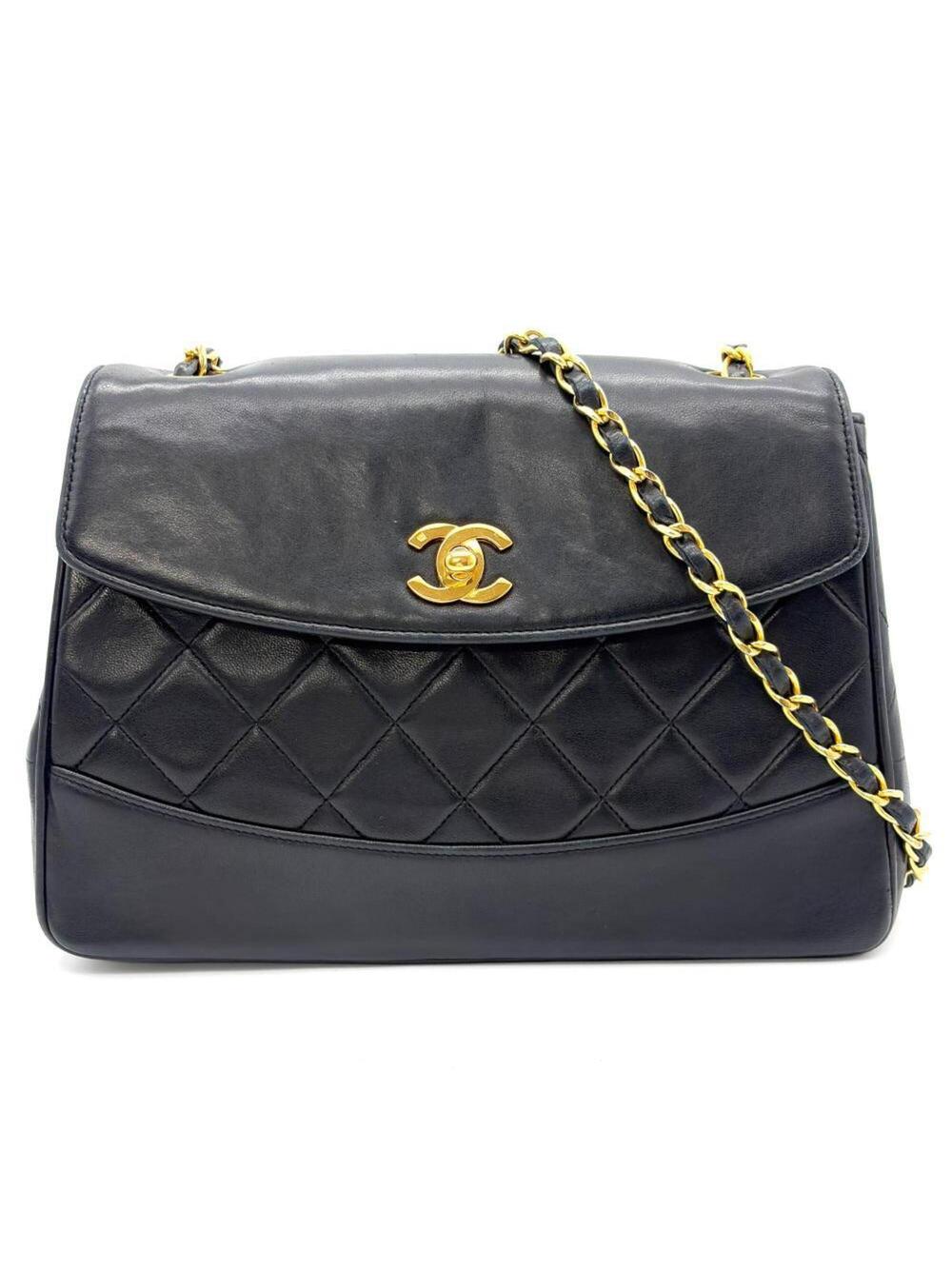 Chanel Vintage Cc Chain Flap Bag #336240C36B